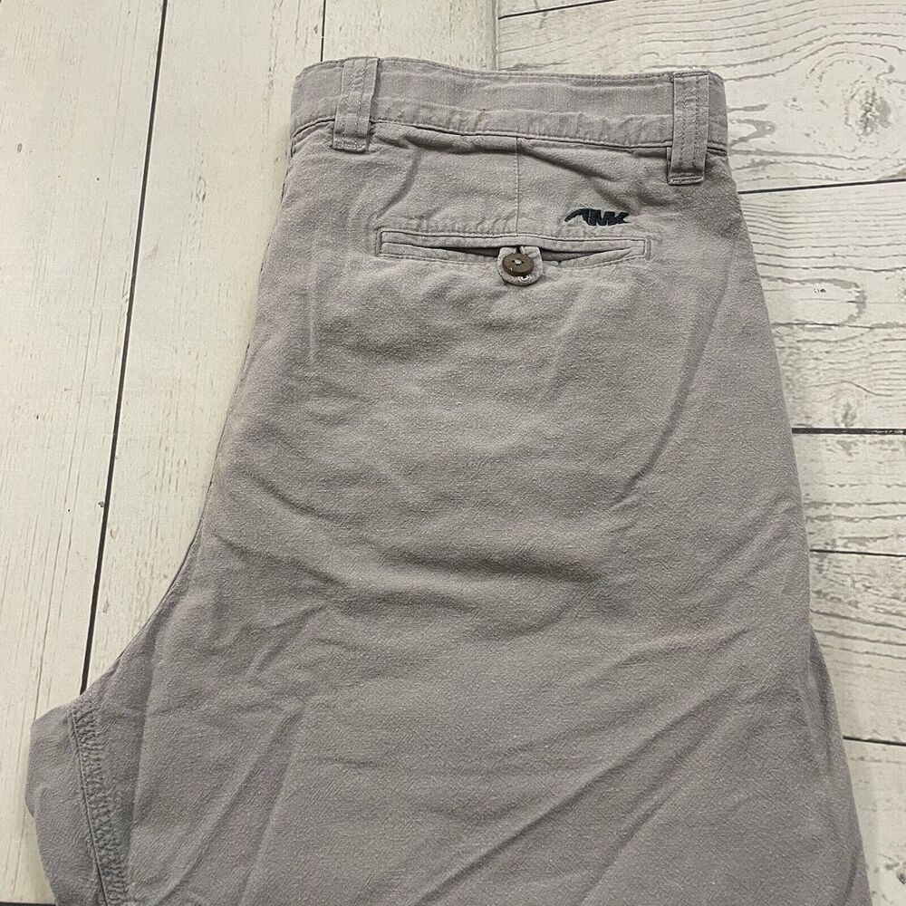 Mountain Khakis Men's W36 Brown Relaxed Linen & Cotton 10" Bermuda Shorts